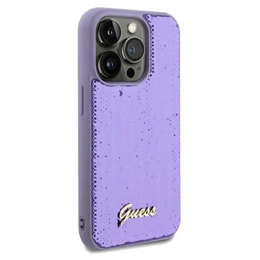 Guess Sequin Script Metal tok iPhone 13 Pro / 13 - lila - 4