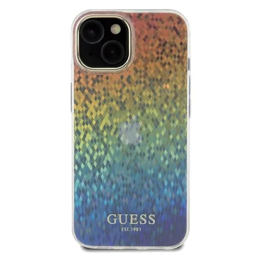 Guess IML Faceted Mirror Disco Iridescent tok iPhone 14 / 15 / 13 - többszínű - 3