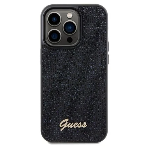 Guess Disco Metal Script tok iPhone 14 Pro Max - fekete - 3
