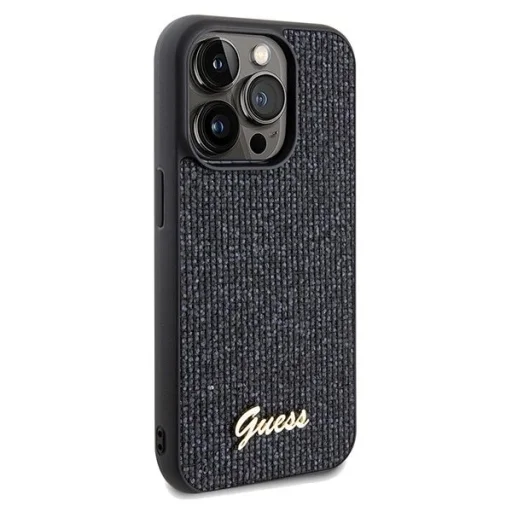 Guess Disco Metal Script tok iPhone 14 Pro Max - fekete - 4