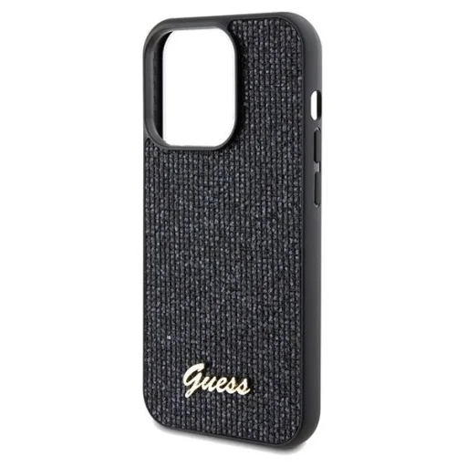 Guess Disco Metal Script tok iPhone 14 Pro Max - fekete - 6