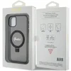 Guess Ring Stand Script Glitter MagSafe tok iPhone 11 - fekete thumbnail