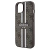 Guess 4G Printed Stripes MagSafe tok iPhone 15/14/13 - barna thumbnail