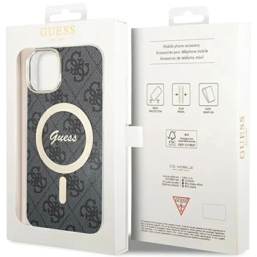 Guess 4G MagSafe tok iPhone 15 Plus / 14 Plus - fekete - 7
