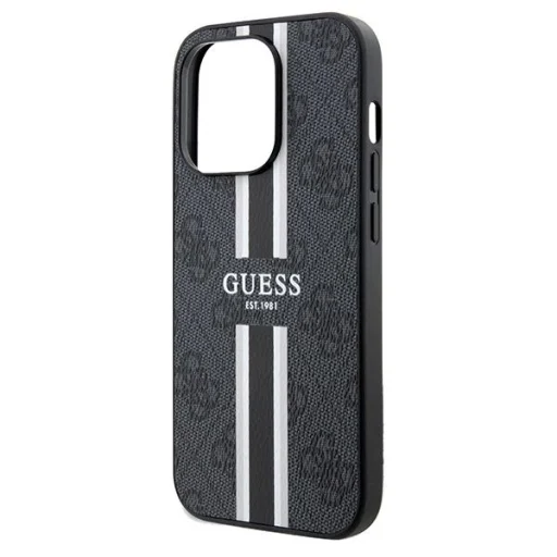 Guess 4G Printed Stripes MagSafe tok iPhone 15 Pro Max - fekete - 6