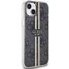Guess IML 4G Gold Stripe tok iPhone 15 Plus / 14 Plus - fekete thumbnail