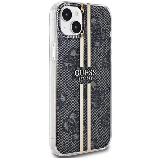 Guess IML 4G Gold Stripe tok iPhone 15 Plus / 14 Plus - fekete - 4