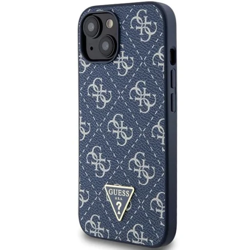 Guess 4G Triangle Metal Logo tok iPhone 15 Plus / 14 Plus - kék - 2