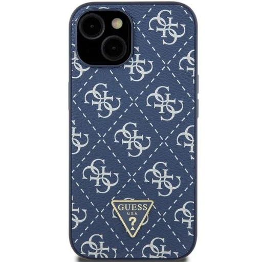 Guess 4G Triangle Metal Logo tok iPhone 15 Plus / 14 Plus - kék - 3