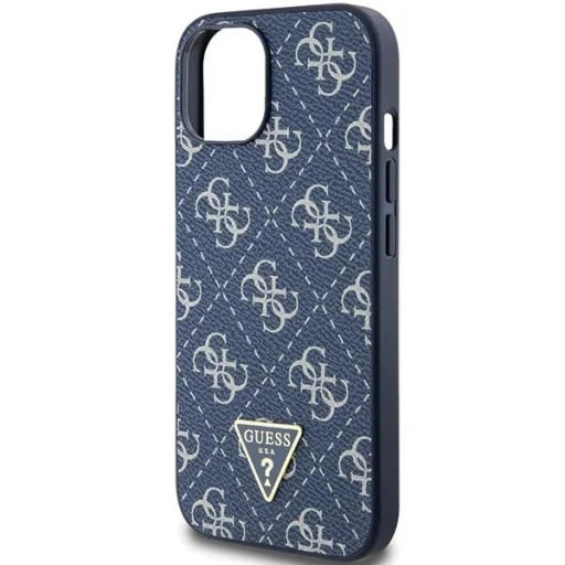 Guess 4G Triangle Metal Logo tok iPhone 15 Plus / 14 Plus - kék - 6