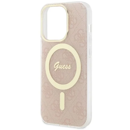 Guess IML 4G MagSafe tok iPhone 15 Pro - rózsaszín - 6