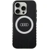  iPhone 15 Pro fekete Audi IML Big Logo MagSafe tok thumbnail