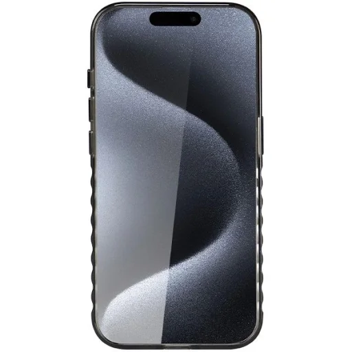  iPhone 15 Pro fekete Audi IML Big Logo MagSafe tok - 4