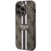 Guess 4G Printed Stripes MagSafe tok iPhone 15 Pro - barna thumbnail