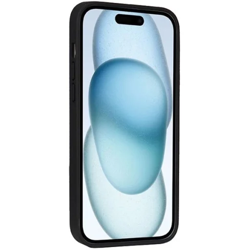  iPhone 15 Plus / 14 Plus Barna Audi szintetikus bőr tok MagSafe támogatással - 3