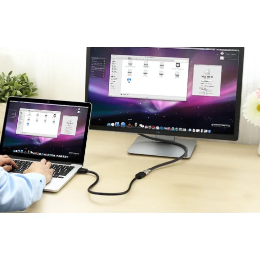 Ugreen HD107 10145 HDMI (Male) - HDMI (Female) 4K Kábel 3m - Fekete - 4