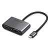Ugreen CM162 50505 USB-C - HDMI / VGA / USB-A 3.0 / USB-C PD adapter - szürke thumbnail