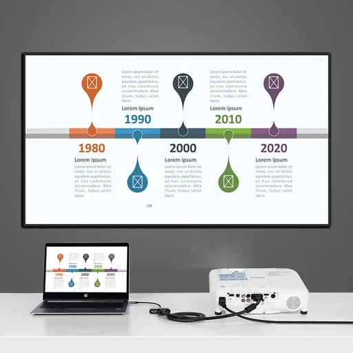 Ugreen CM162 50505 USB-C - HDMI / VGA / USB-A 3.0 / USB-C PD adapter - szürke - 7