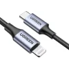 Ugreen US304 60759 Lightning - USB-C 2.0 MFi kábel 1 m - szürke thumbnail