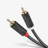 Ugreen AV104 10519 audio kábel 2RCA (apa) / 2RCA (apa) 3m - szürke thumbnail