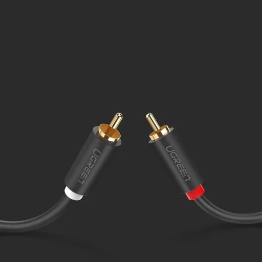 Ugreen AV104 10519 audio kábel 2RCA (apa) / 2RCA (apa) 3m - szürke - 14