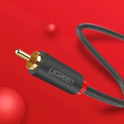 Ugreen AV104 10519 audio kábel 2RCA (apa) / 2RCA (apa) 3m - szürke - 16