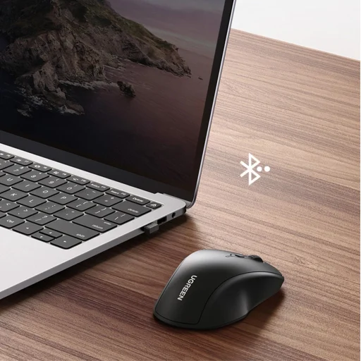 Ugreen MU101 ergonomikus vezeték nélküli egér Bluetooth 2.4 GHz - kék - 4