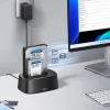 Ugreen CM198 50857 dokkoló állomás USB 3.0-val SATA 2.5" és 3.5" SSD/HDD meghajtókhoz, EU tápegységgel - fekete thumbnail