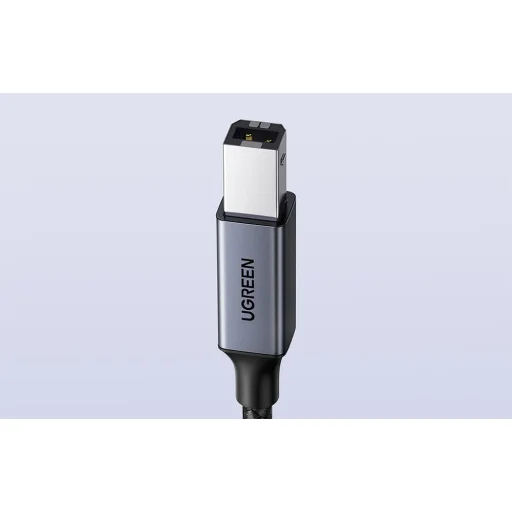 Ugreen US370 45106 nyomtató kábel USB-C / USB-B 2m - fekete - 7
