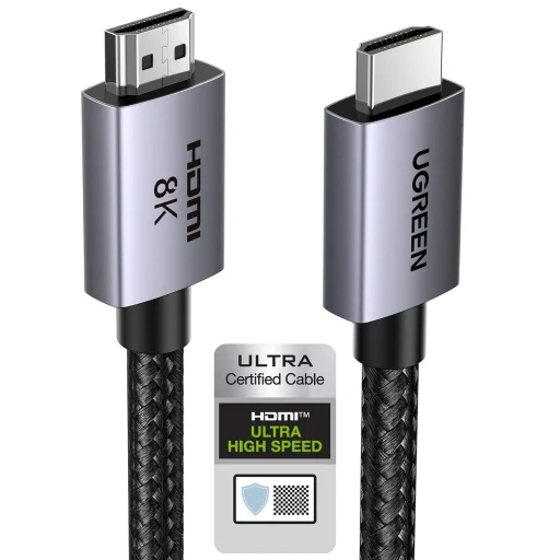 Ugreen HD171 35376 kábel HDMI 2.1 8K csatlakozókkal minősített, 5 m - szürke - 4
