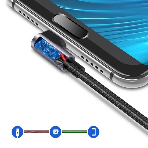 Ugreen US284 70255 USB-A (egyenes) / USB-C (szögletes) kábel 3A 3m - szürke - 8