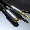 Ugreen AV118 10538 kábel 3.5 mm mini jack (férfi) / 3.5 mm mini jack (női) 5m - ezüst thumbnail