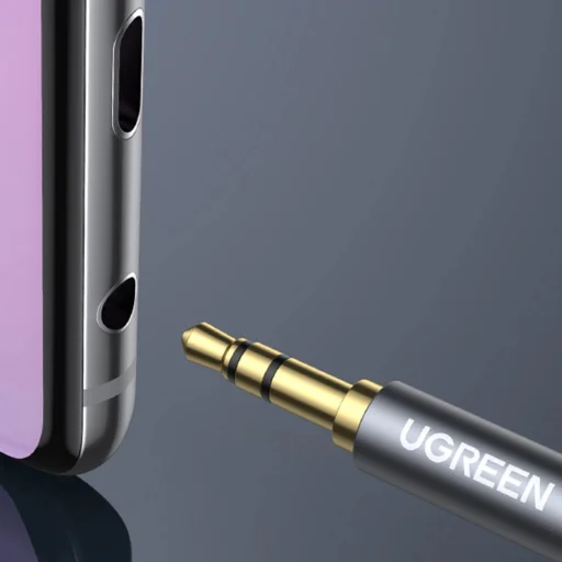 Ugreen AV118 10538 kábel 3.5 mm mini jack (férfi) / 3.5 mm mini jack (női) 5m - ezüst - 11