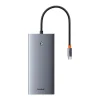 HUB Baseus PortalJoy Sorozat 13 az 1-ben USB-C - 2x HDMI / DP / VGA / USB-A 3.1 / USB-C 3.1 / USB-A 2.0 / PD / RJ45 / SD / TF / AUX - szürke thumbnail