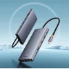 HUB Baseus PortalJoy Sorozat 13 az 1-ben USB-C - 2x HDMI / DP / VGA / USB-A 3.1 / USB-C 3.1 / USB-A 2.0 / PD / RJ45 / SD / TF / AUX - szürke thumbnail