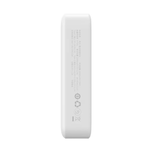 Baseus Magnetic Mini 20000 mAh 20W powerbank - fehér + USB-C / USB-C kábel - 7