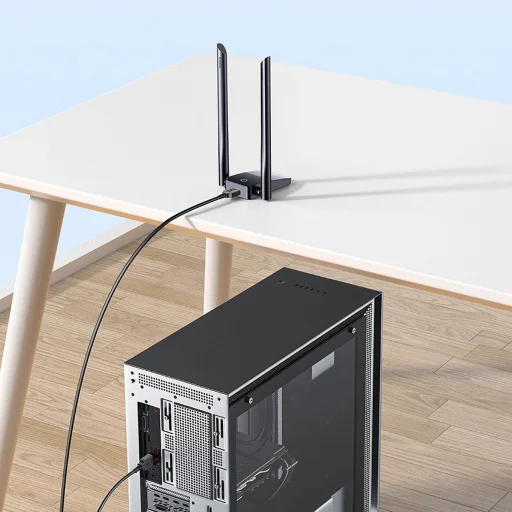 Baseus FastJoy B01317600111-06 1800 Mb/s USB hálózati kártya - fekete - 12