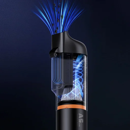 Baseus A5 Air autós porszívó 12000Pa 90W - fekete - 14