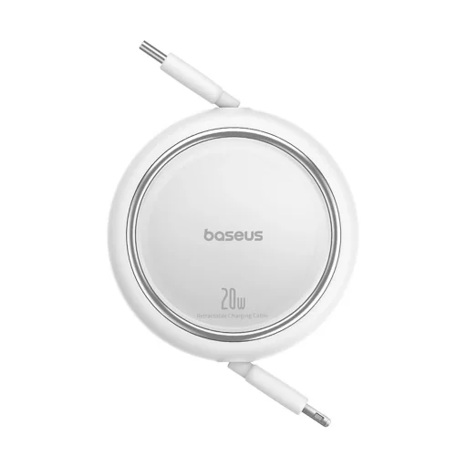 Baseus Free2Pull visszahúzható USB-C / Lightning kábel 20W 1m - fehér - 1