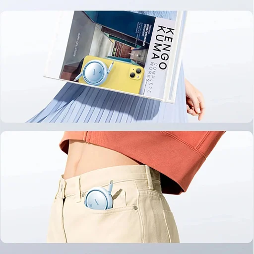 Baseus Free2Pull visszahúzható USB-C / Lightning kábel 20W 1m - kék - 10