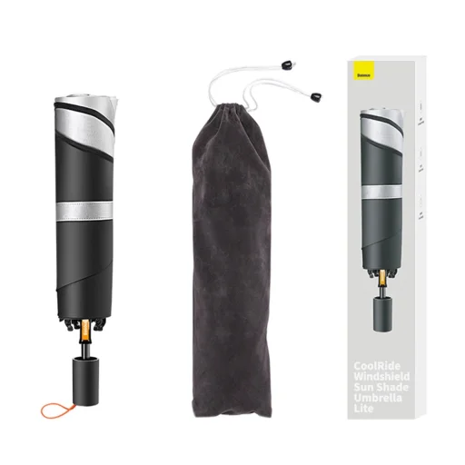 Szélvédő napellenző Baseus CoolRide CRKX000001 - fekete - 21