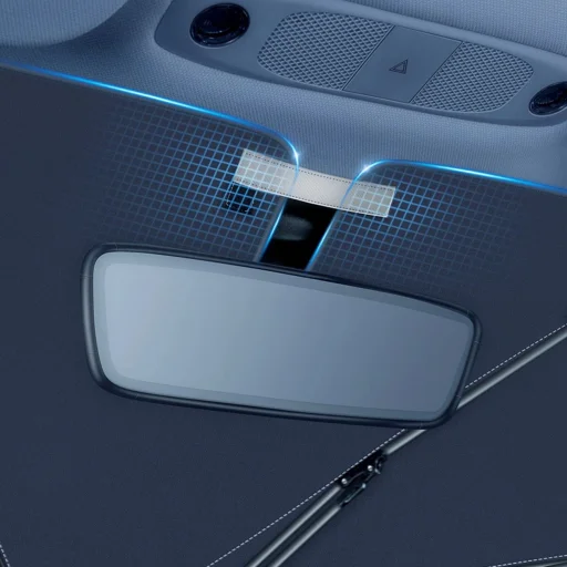 Szélvédő napellenző Baseus CoolRide CRKX000001 - fekete - 15