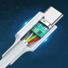 Ugreen US264 60518 USB-C / USB-C PD QC AFC kábel 1m - fehér thumbnail