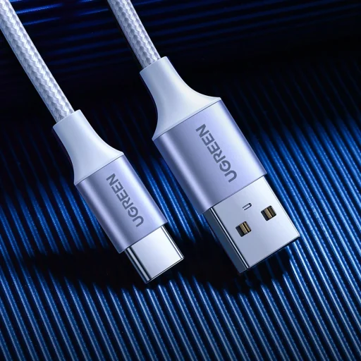 Ugreen US288 60132 USB-A / USB-C QC 3.0 3A 1.5m kábel - fehér - 8