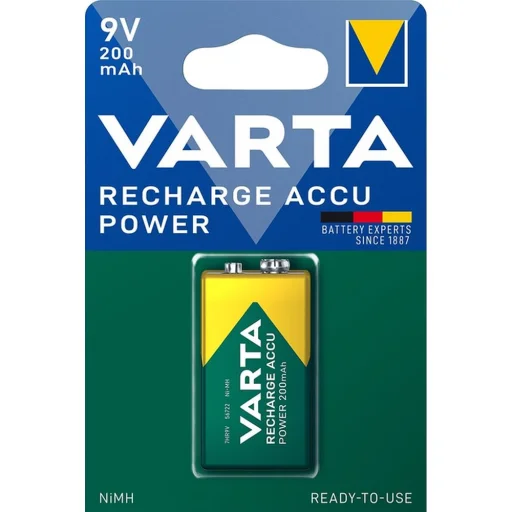 VARTA újratölthető akkumulátor 9V 200 mAh Accu Power 1 db - 1