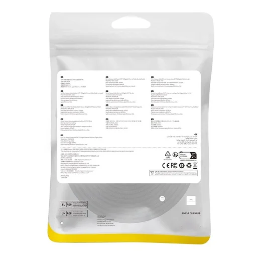 Baseus gyors internet kábel RJ45 cat.7 10Gbps 25m fonott fekete - 6