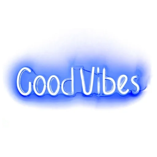 Neon LED USB - Good Vibes modell - 1