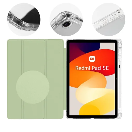 OBAL:ME MistyTab tok Xiaomi Redmi Pad SE Light Green - 2