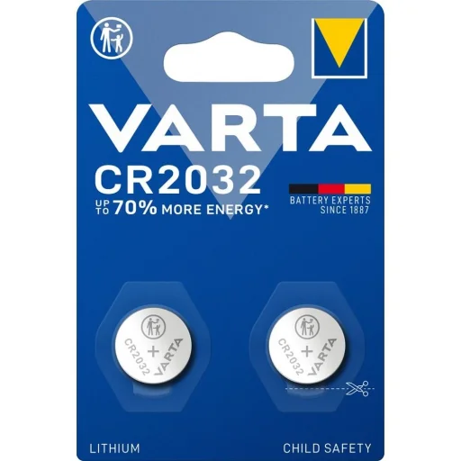 VARTA lítium gombelem CR2032 (BIOS) 3V 2 db - 1