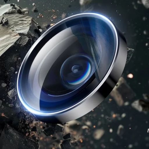  iPhone 16 Pro / 16 Pro Max Fekete ESR Armorite Kamera Védő üvegfólia - 2